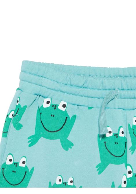 Blue cotton Bermuda shorts for children STELLA MC CARTNEY | TW6P59/MOAZZURRO